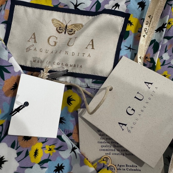 BNWT Agua by Agua Bendita Mambo La Finia Midi Dress - Picture 7 of 10